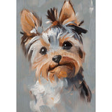Posh Pup Portraits A3 Decoupage Fiber