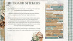 The Home Baker Collection Cardboard Stickers