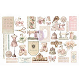 Buttons & Keepsakes Collection Ephemera - Stitched Clippings