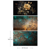 Petals Adorned 3 pack decoupage paper