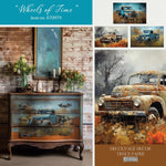 Wheels of Time 3 pack decoupage paper