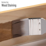 FolkArt White Nylon Chip Brush Set 3 Piece