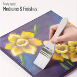 FolkArt White Nylon Chip Brush Set 3 Piece