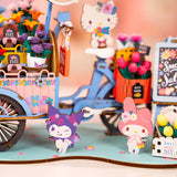 Hello Kitty® and Friends Flower Cart - 3D Wooden Puzzle