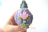 Purple Garden Snail DIY Felt Sewing Craft Kit