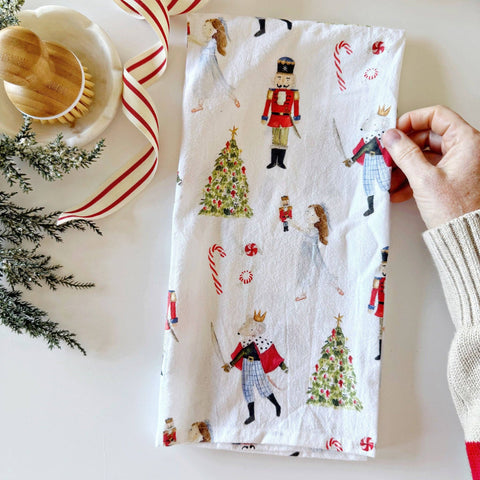 Nutcracker tea towel