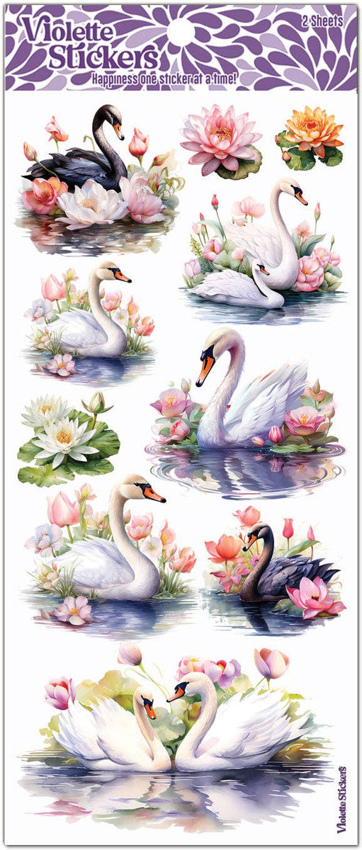 Majestic Swan Stickers – The Goodie Girl Shoppe