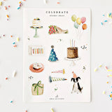 Celebrate sticker sheets