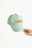 Showgirl Hat in Mint Green