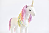 Pastel Rainbow Unicorn DIY Felt Sewing Craft Kit