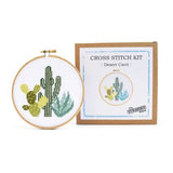 Desert Cacti Cross Stitch Kit