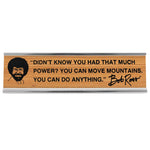 Bob Ross Mountains 8" Desk Sign