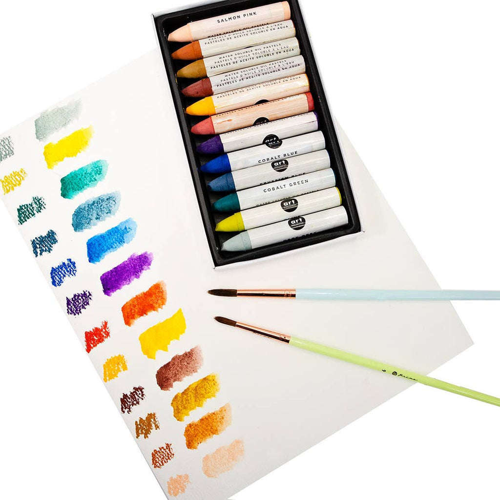 Water Soluble Oil Pastels Basics - Two the 9's Transforming