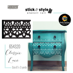 Classic Lace Stick & Style Stencil