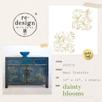 Dainty Blooms transfer