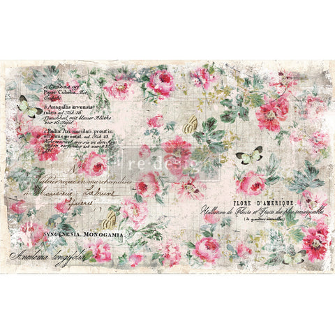 Floral Wallpaper decoupage paper