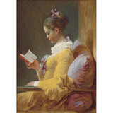 Young Girl Reading decoupage paper