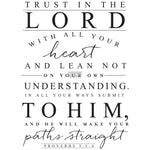 Trust In The Lord transfer