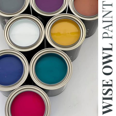 How-To Use Wise Owl Furniture Salve  Top Coating Chalk Synthesis Paint  with Unscented Salve 