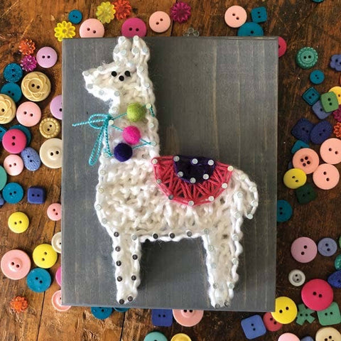 Llama Mini String Art Kit