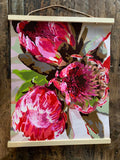 Pretty Protea paint by number