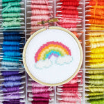 Mini Rainbow Cross Stitch Kit