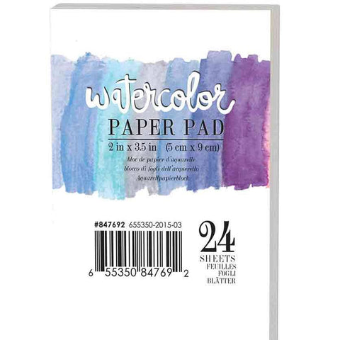 2" x 3.5" Watercolor Paper Pad