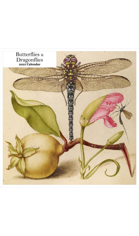 Butterflies and Dragonflies 2021 Square Calendar