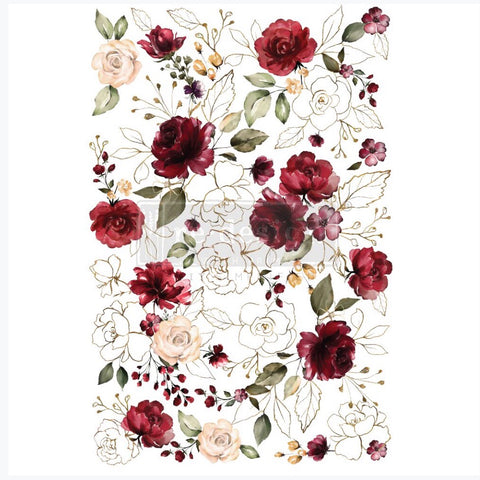 Midnight Floral transfer