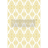 Golden Damask transfer - Kacha